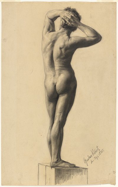Nudo Maschile da Gustav Klimt