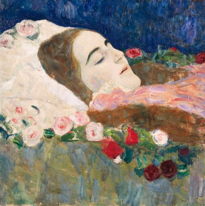 Miss Ria Munk sul letto di morte, c.1910 da Gustav Klimt