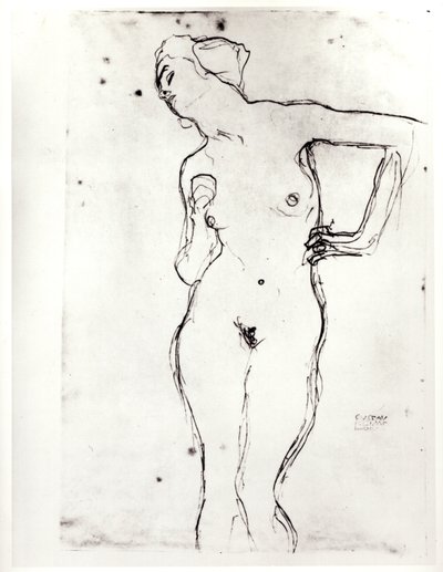 Nudo da Gustav Klimt