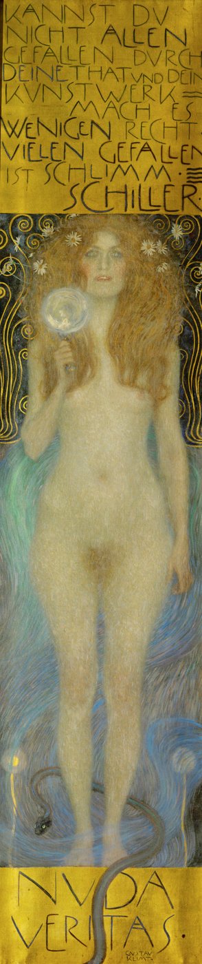 Nudo Veritas da Gustav Klimt