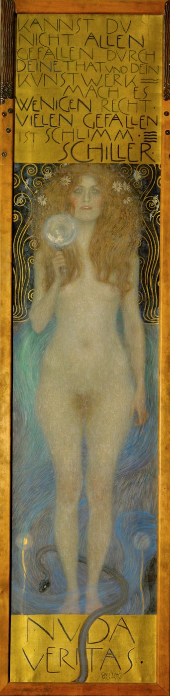 Nudo Veritas da Gustav Klimt