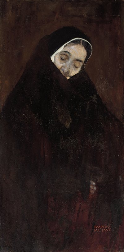 Vecchia donna, 1909 da Gustav Klimt