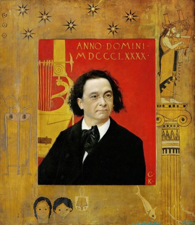 Ritratto di Joseph Pembaur, pianista e compositore, 1890 da Gustav Klimt
