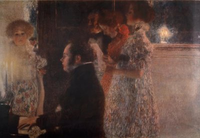 Schubert al pianoforte da Gustav Klimt