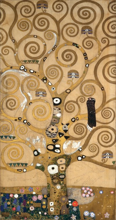 Bozzetti per il Fregio del Palais Stoclet di Bruxelles, Belgio (acquerello e matita su carta) da Gustav Klimt