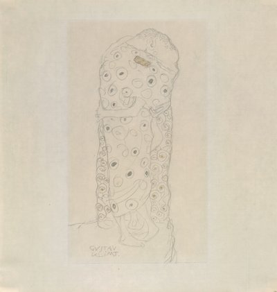 Coppia di amanti in piedi da Gustav Klimt