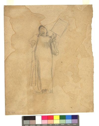 Stehende Frauengestalt da Gustav Klimt