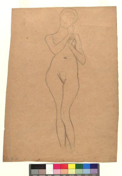 Stehender weiblicher Akt da Gustav Klimt