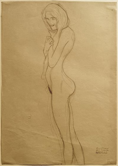 Studio per la Gorgone sinistra nel Fregio di Beethoven da Gustav Klimt