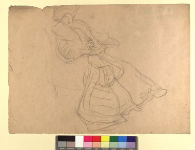 Studie zu einem Damenporträt da Gustav Klimt