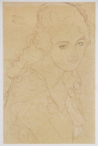 Studio per il dipinto Ritratto di Ria Munk III da Gustav Klimt