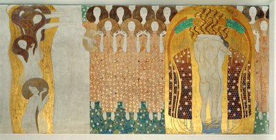 Il Fregio di Beethoven, dettaglio da Gustav Klimt