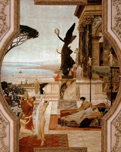 Il teatro di Taormina, 1884-1888 da Gustav Klimt