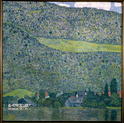 Vista di un castello Unterach sul lago Attersee, 1915 da Gustav Klimt