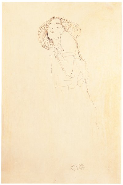 Donna da sinistra da Gustav Klimt