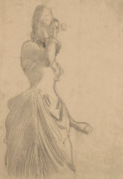 Donna con binocolo, c.1888 da Gustav Klimt