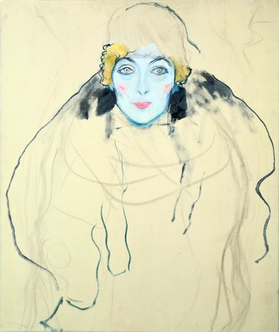 Testa di donna, 1917 da Gustav Klimt