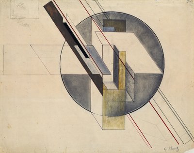 Costruzione, 1921 da Gustav Klutsis