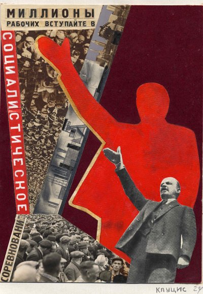 Milioni di lavoratori! Unitevi alla competizione socialista!, ca 1927 da Gustav Klutsis