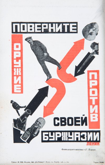 Vladimir Lenin da Gustav Klutsis