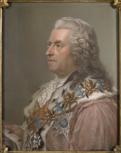 Ritratto del Conte Carl Gustaf Tessin da Gustav Lundberg