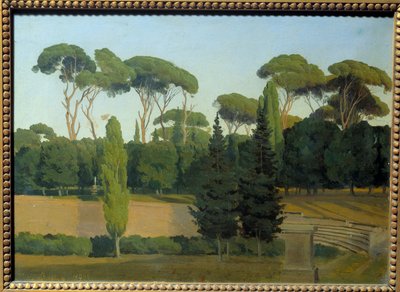 Nei giardini di Villa Borghese da Gustav Palm
