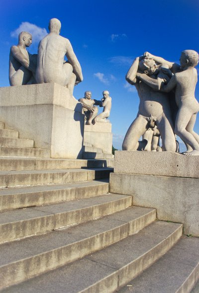 Norvegia, Oslo. Vigelandsparken. Sculture di Gustav Vigeland (1869-1943). da Gustav Vigeland