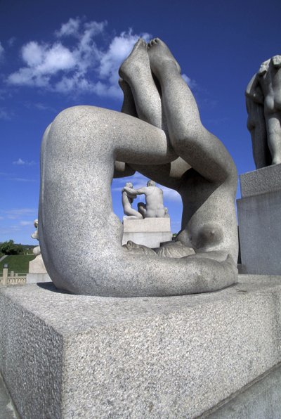 Scultura, Frognerparken, Oslo, Norvegia, Europa da Gustav Vigeland