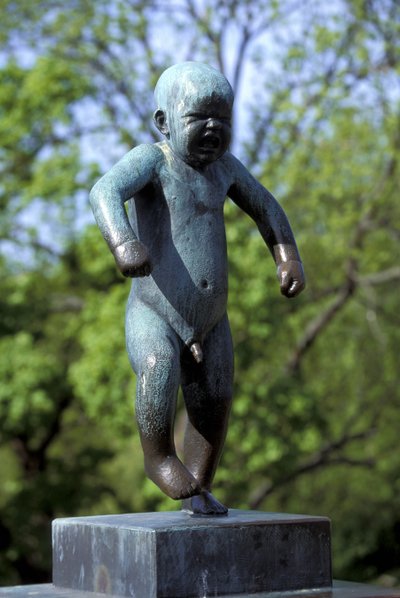 Scultura, Frognerparken, Oslo, Norvegia, Europa da Gustav Vigeland