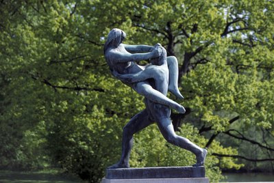 scultura, Frognerparken, Oslo, Norvegia, Europa da Gustav Vigeland