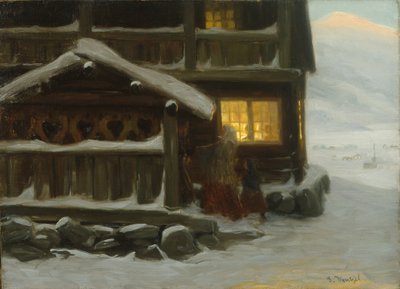 Ospiti di Natale da Gustav Wentzel