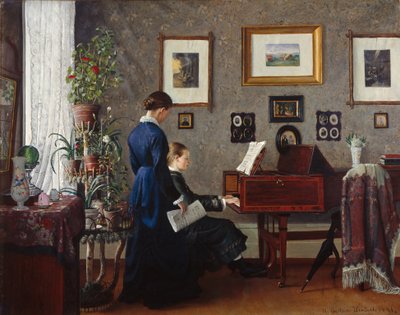 Lezione di musica da Gustav Wentzel