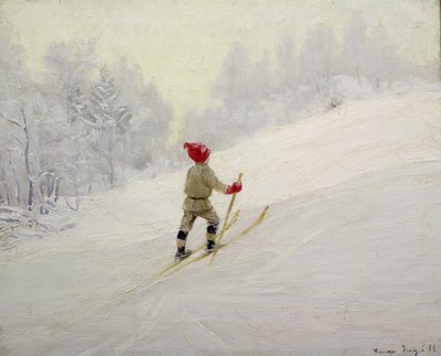 Allenamento di sci da Gustav Wentzel