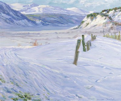 Paesaggio invernale da Gustav Wentzel
