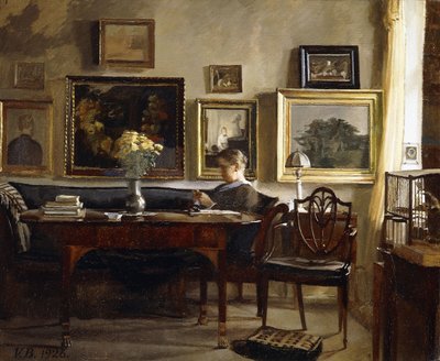 Un momento di relax da Gustav Wilhelm Blom