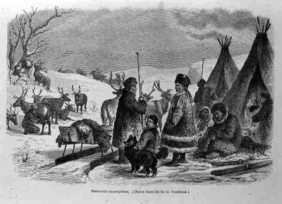 Accampamento dei Samoiedi, da La storia dell