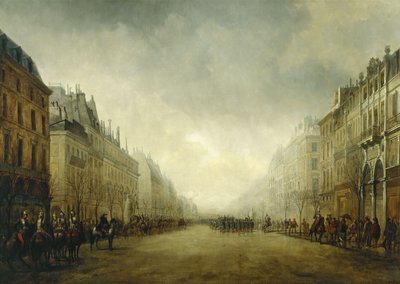 Rassegna passata dal Principe-Presidente sui Grandi Boulevards da Gustave Edward Barry