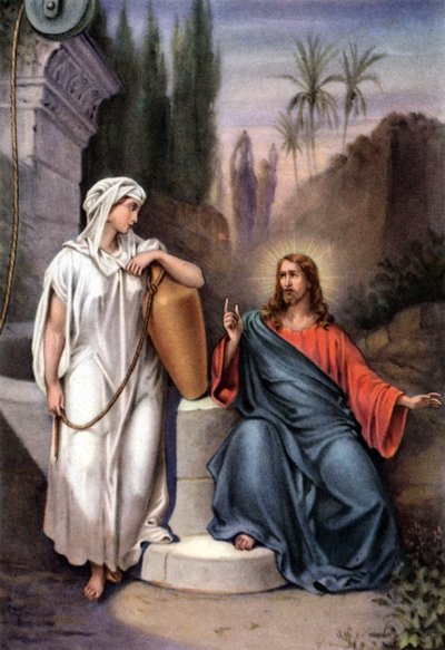 La buona samaritana, c.1950s da Gustave (after) Dore
