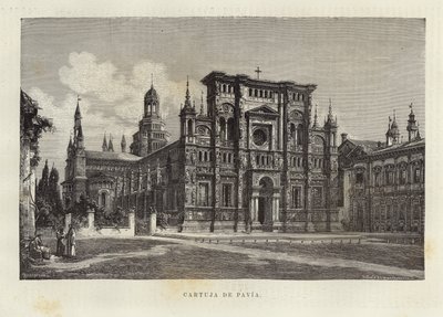 Certosa di Pavia da Gustave Bauernfeind