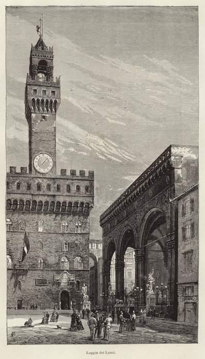 Loggia dei Lanzi da Gustave Bauernfeind