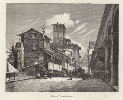 Ponte Vecchio a Firenze da Gustave Bauernfeind