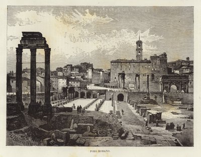 Il Foro Romano da Gustave Bauernfeind