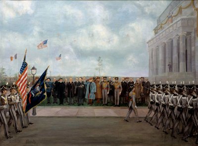 Il maresciallo Joffre in missione a Washington da Gustave Brock