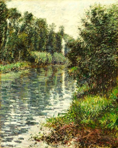 Un piccolo ramo della Senna, Argenteuil, 1888-90 da Gustave Caillebotte