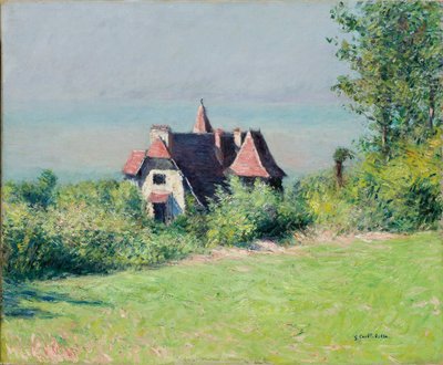 Una villa a Trouville, 1882 da Gustave Caillebotte
