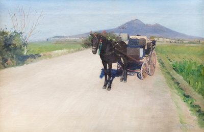 Una strada a Napoli, c. 1872 da Gustave Caillebotte