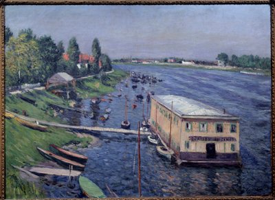 Garage per barche ad Argenteuil da Gustave Caillebotte