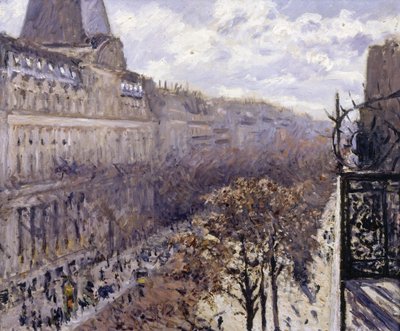 Boulevard des Italiens, 1880 da Gustave Caillebotte