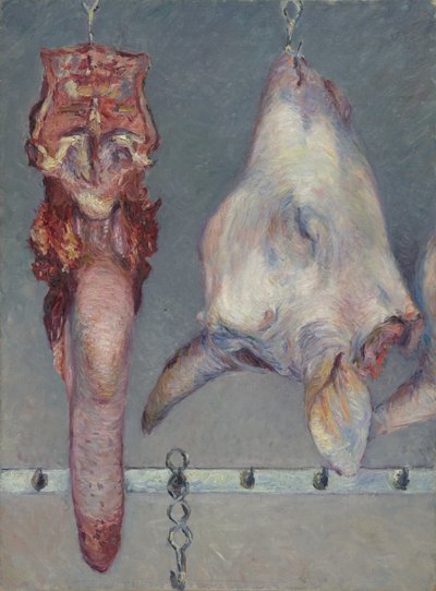 Testa di vitello e lingua di bue, c.1882 da Gustave Caillebotte