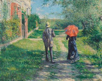 Chemin montant, 1881 da Gustave Caillebotte